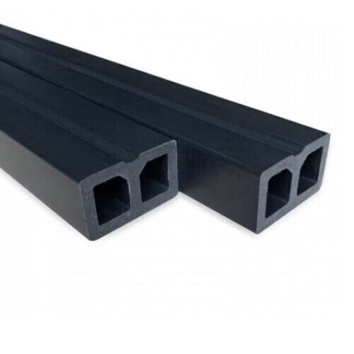 (Edge Trim Black) Composite Cladding Boards Smooth Exterior Wall 13 Board batons , fixings, trims 2