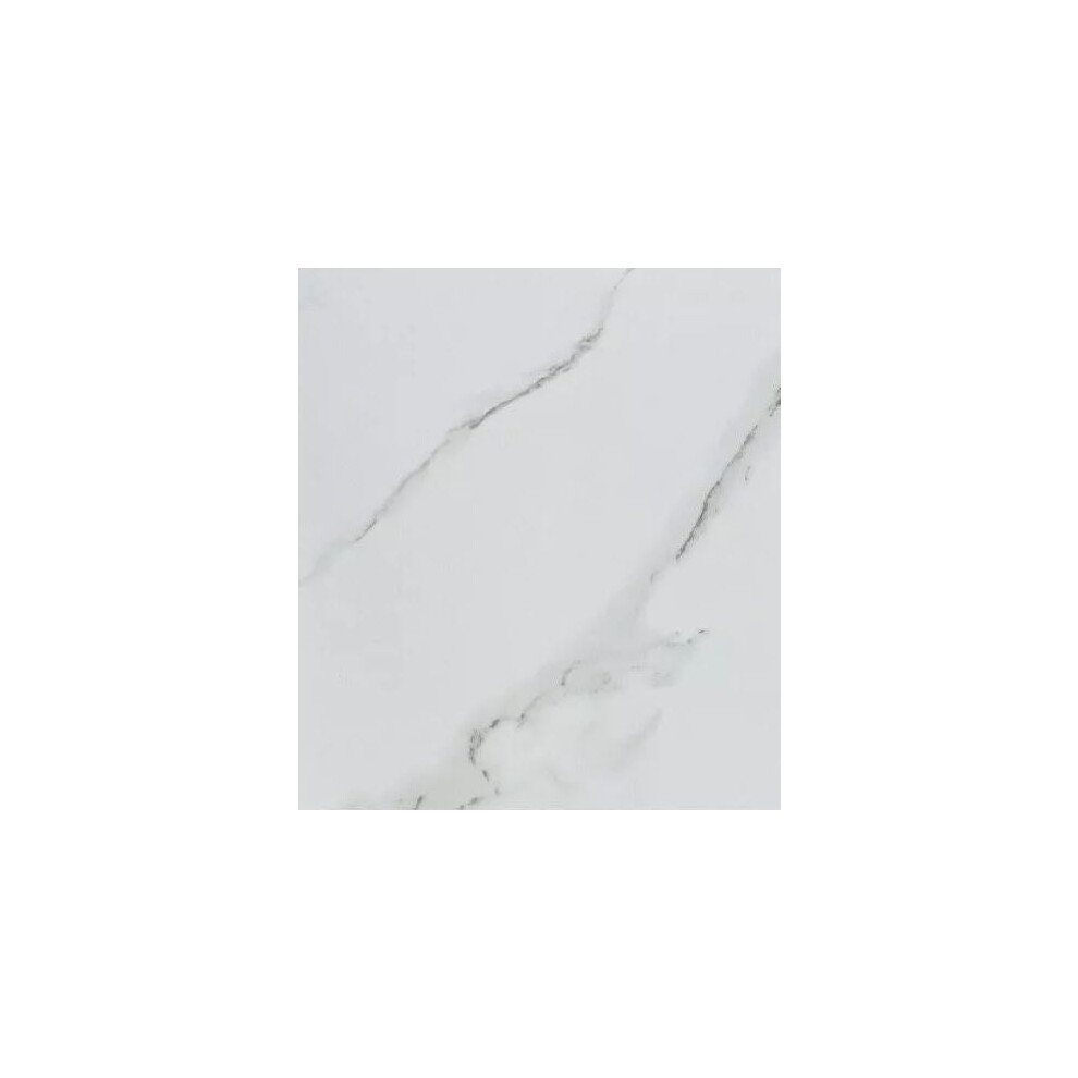 (Marble Gloss White 1M) Shower Panel 1000Mm Wide X 2.4M Wet Wall Bathroom Cladding Pvc 10Mm Thick 5061068982719