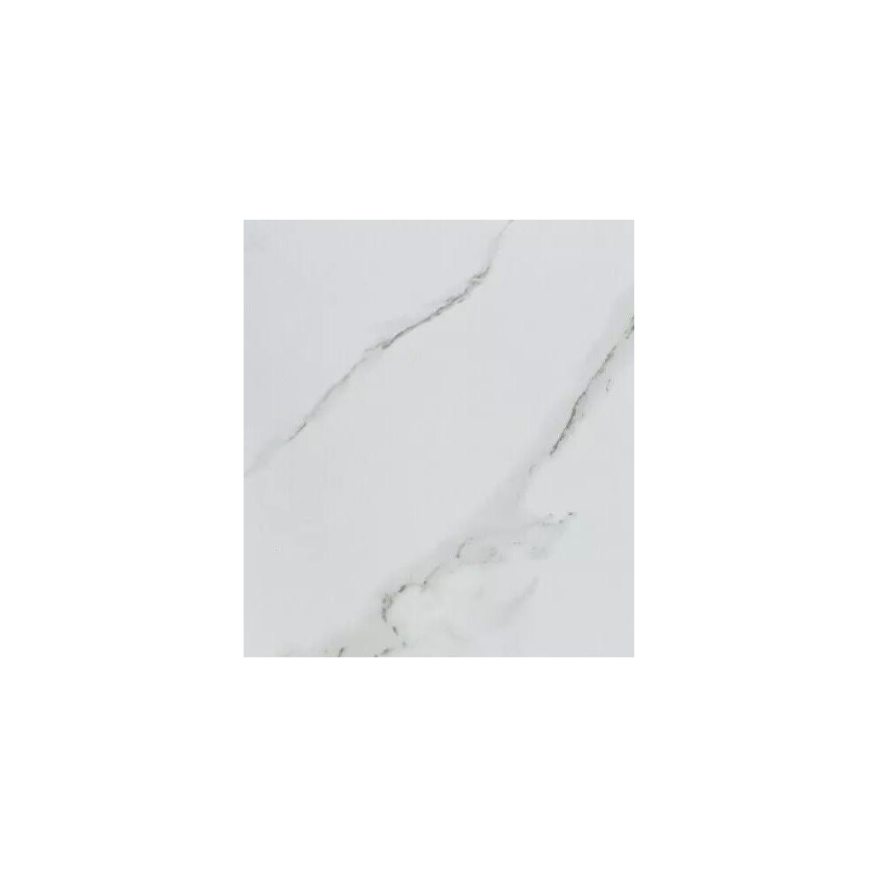 (White Marble Matt 1M) Shower Panel 1000Mm Wide X 2.4M Wet Wall Bathroom Cladding Pvc 10Mm Thick 5061068983686