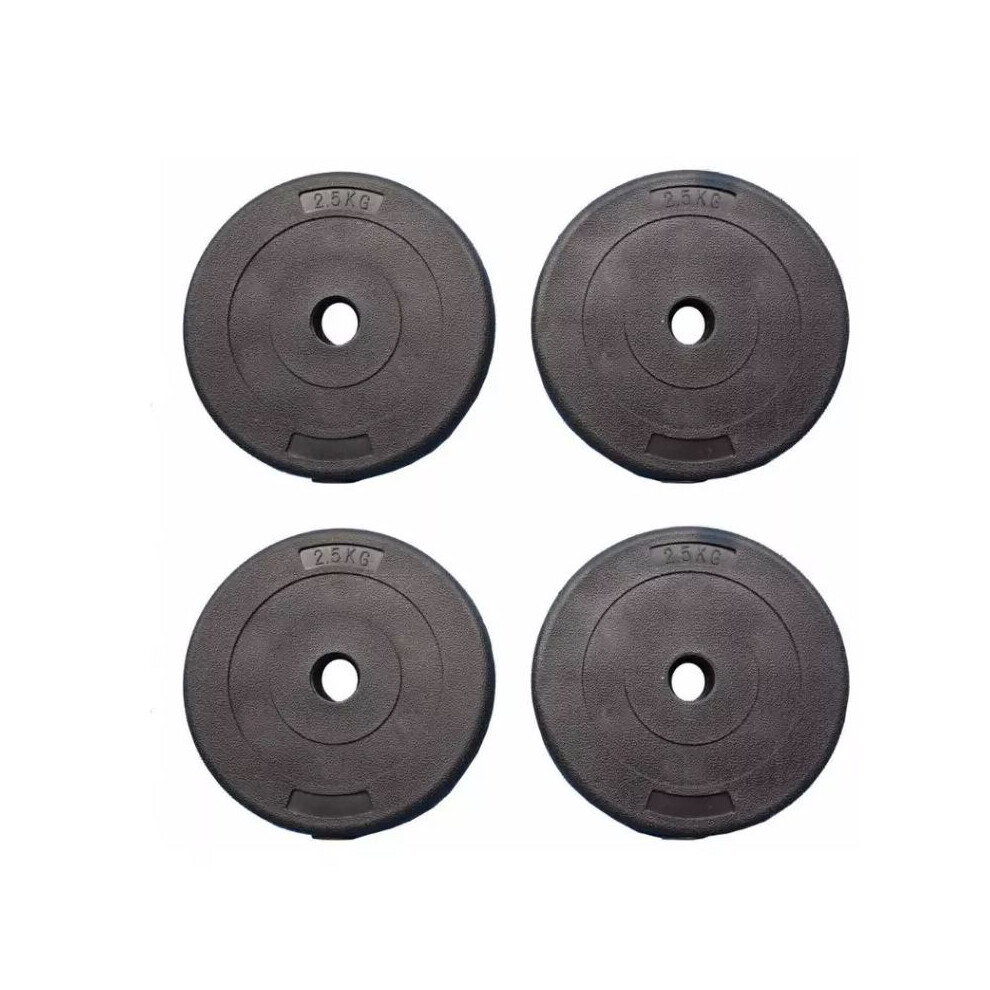Dirty Pro Tools (2.5Kgs X 4 =10Kgs) Weight Plates Set 5Kg 10Kg 20Kg Vinyl Lifting Training