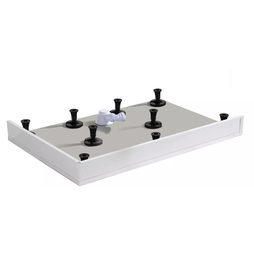 (1200Mm Square/Rectangle) Shower Tray Riser Kit Shower Enclosure Plinth Adjustable Feet Legs 5061068985604