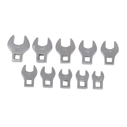 Silverline Silverline 10 Piece Crows Foot Spanner Set 10-19 mm