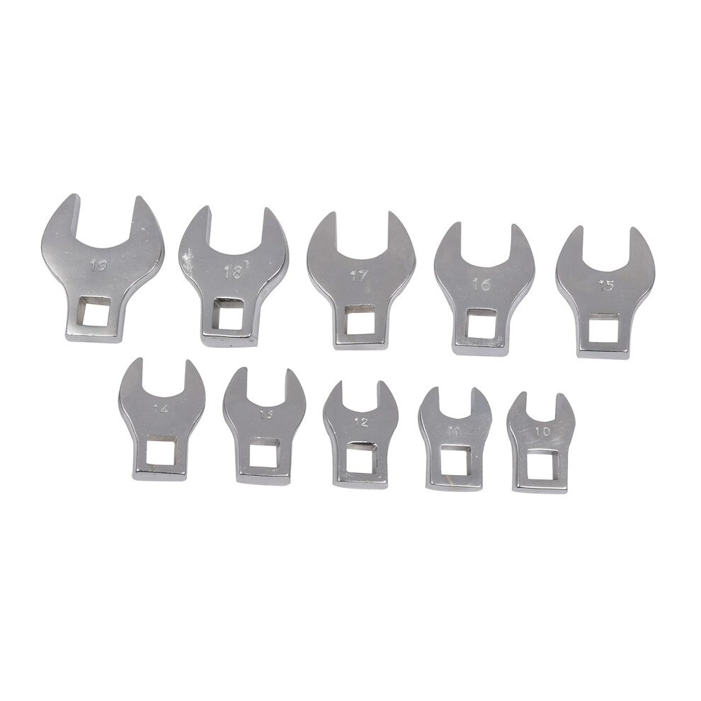 Silverline 10 Piece Crows Foot Spanner Set 10-19 mm