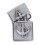 Zippo Zippo Lighter Anchor Nautical Brushed Chrome Windproof Flame Fuel Refillable 2