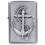 Zippo Zippo Lighter Anchor Nautical Brushed Chrome Windproof Flame Fuel Refillable 3