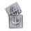 Zippo Zippo Lighter Anchor Nautical Brushed Chrome Windproof Flame Fuel Refillable 5