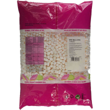 Haribo Chamallows Mini Marshmellows - 1 Kilogram Bag (White)