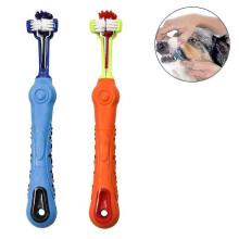 Three Sided Pet Toothbrush Dog Brush(2pcs- )