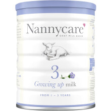 Nannycare Stage 3 Goat Milk Growing Up Formula for Toddlers (1-3y), 900g - Gentle, Natural Nutrition, No GMOs
