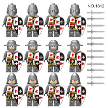 (12pcs-A) 12pcs Ancient Roman soldiers building blocks children's gift toys suitable