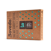 Boveda 65 TwoWay Humidity Control Pack For Aging LongTerm Storage in Large Plastic Wood Boxes Size 320 Single Moist