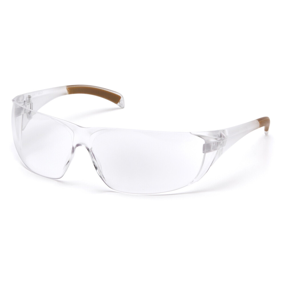 Carhartt CH110STCS Billings Safety Glasses, Clear Frame, Clear Anti-Fog Lens