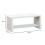Homcom HOMCOM High Gloss Storage Coffee Table, Centre Table for Living Room, White 2