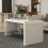 Homcom HOMCOM High Gloss Storage Coffee Table, Centre Table for Living Room, White 7