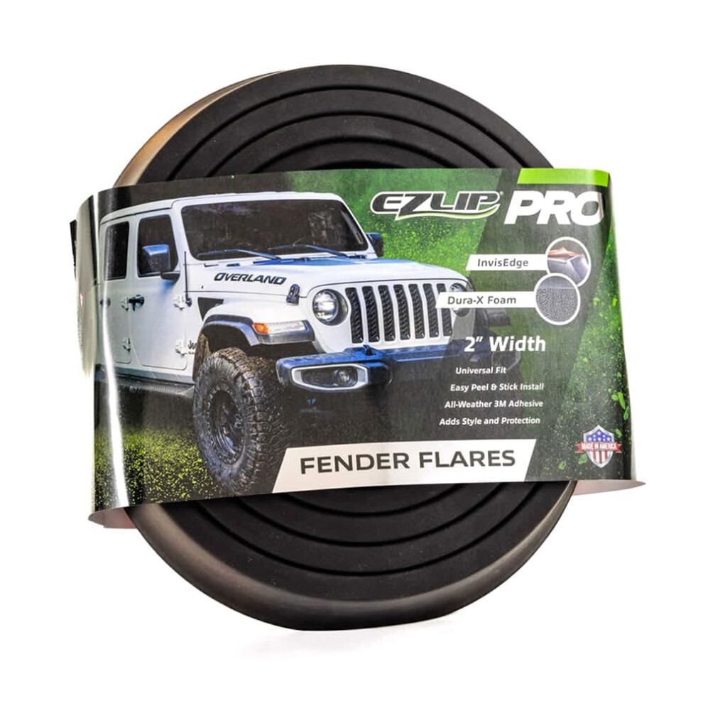 Fender Flares Pro - The Original Universal Flexible Foam Rubber 2-Inch Fender Ez Flares Xl 862416000094