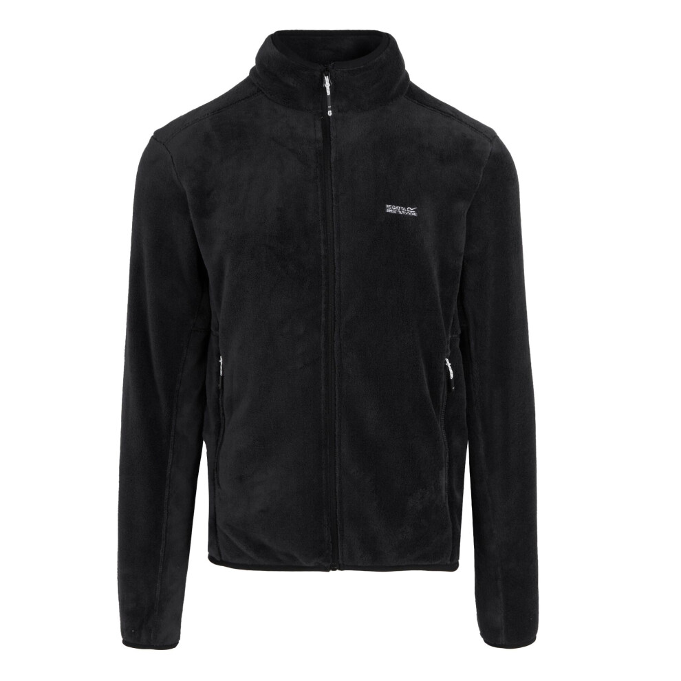 (S, Ash) Regatta Mens Lakara Fluffy Fleece Jacket