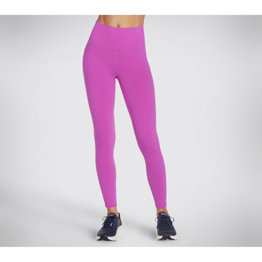 (L, Violet) Skechers Womens/Ladies Gowalk Wear High Waist Leggings