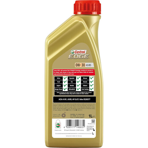 Castrol Castrol EDGE 0W-30 A5/B5 Engine Oil 1L 1