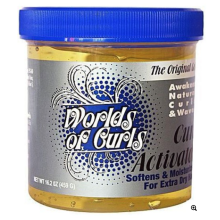 Worlds Of Curls Curl Activator Gel Extra Dry 16 oz