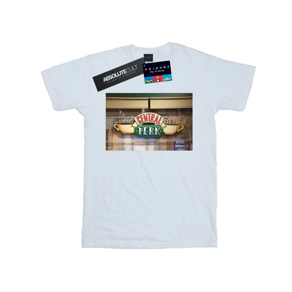 Central Perk Photo Cotton Boyfriend T-Shirt