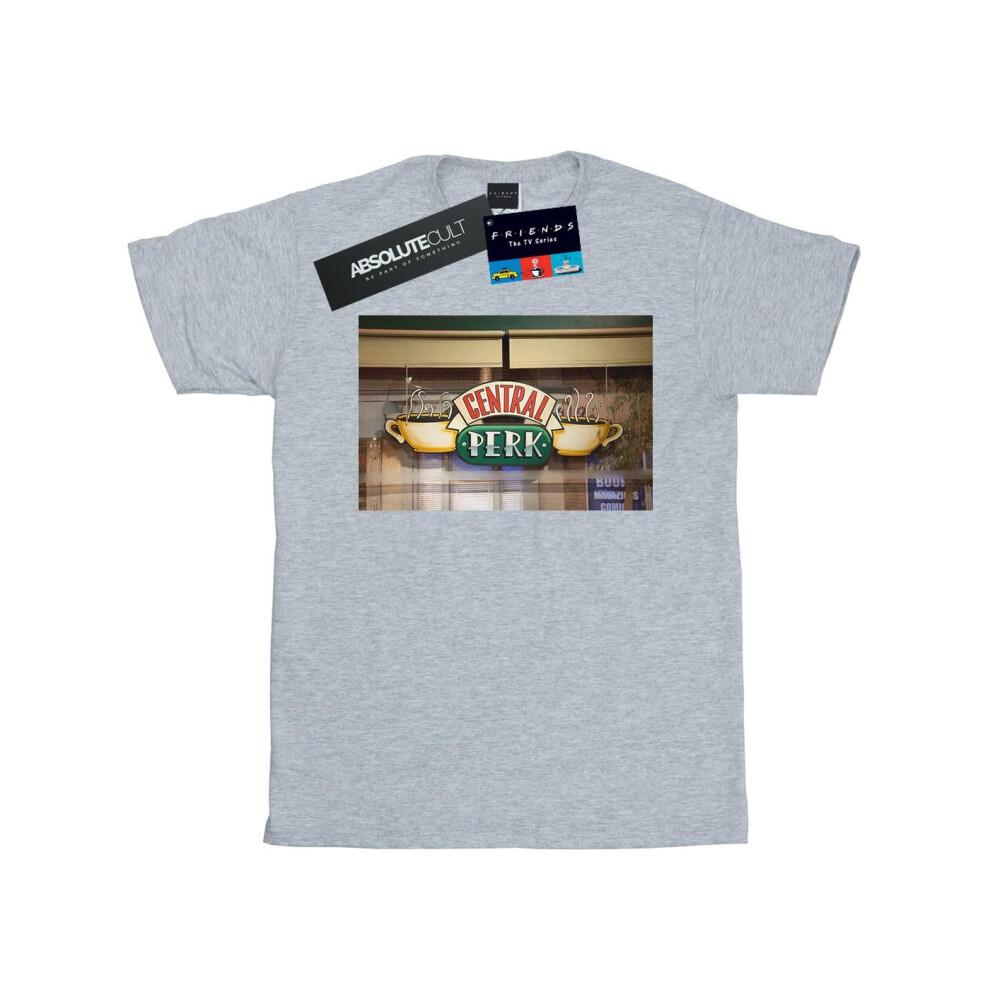 Central Perk Photo Cotton Boyfriend T-Shirt