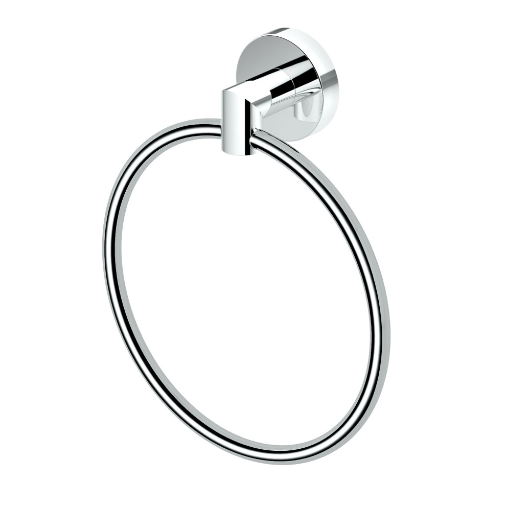 Gatco 4632 Glam Towel Ring, Chrome