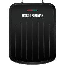 George Foreman Small Electric Fit Grill [Non stick, Healthy, Griddle, Toastie, Hot plate, Panini, BBQ, Energy saving