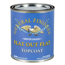 General Finishes Flat Out Flat Topcoat, 1 liter