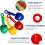 4pcs Sand Scoop Plastic Shovels for Beach Complete Gift Set Bundle 4