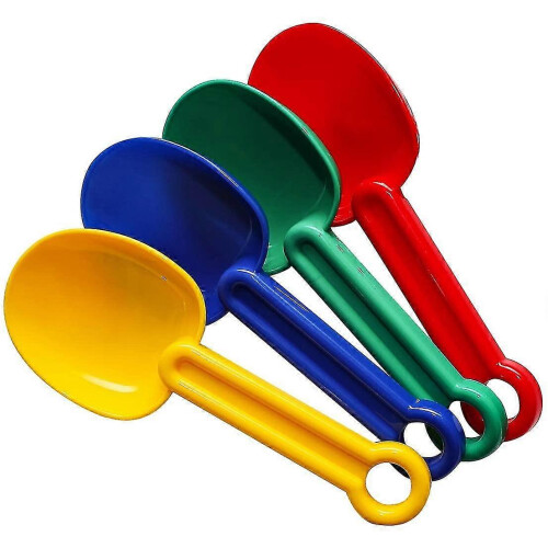 4pcs Sand Scoop Plastic Shovels for Beach Complete Gift Set Bundle 2