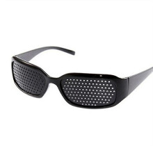 Pinhole Glasses for Improving Vision Black Unisex Eyesight Strengthening Pinhole Glasses