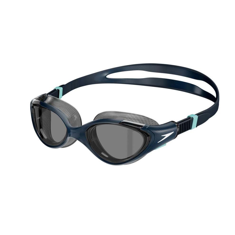 (One Size, Blue/Smoke) Speedo Womens/Ladies Biofuse 2.0 2024 Swimming Goggles