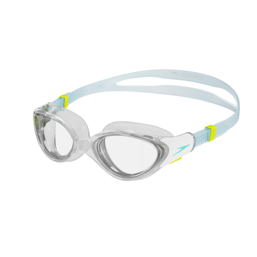 (One Size, Clear/Blue) Speedo Womens/Ladies Biofuse 2.0 2024 Swimming Goggles