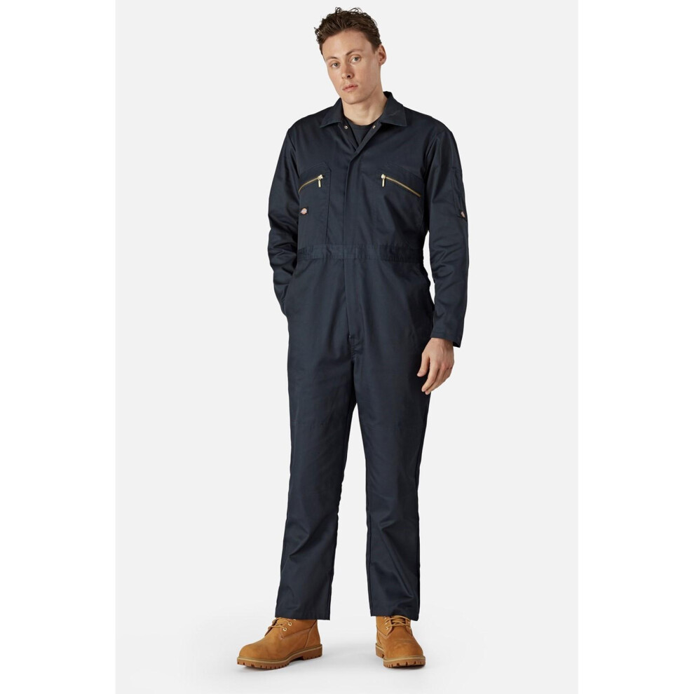 (L, Navy) Dickies Mens Redhawk Overalls