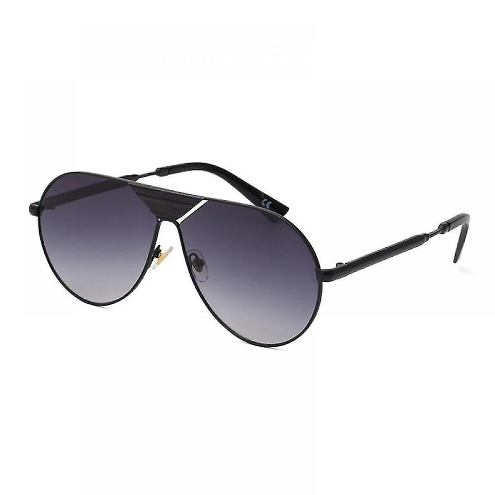 Polarized Aviator Sunglasses,Flat Top Aviator Sunglasses Retro Oversized Square Polarized Sunglasses Forwomen Men Vintage Shades Uv400 Classiclarge Me-image