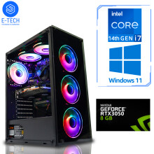 Gaming PC Intel i7 14700F 32GB DDR4 8GB NVIDIA RTX 3050 2TB M.2 Wins11