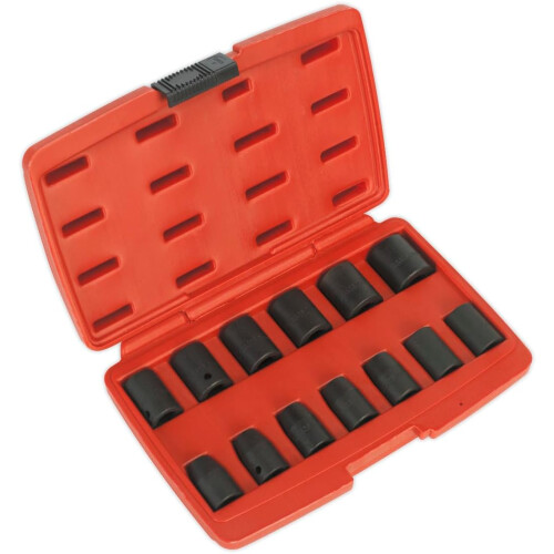 Sealey Ak5613M Impact Socket Set 13Pc 1/2Sq Drive Metric 1