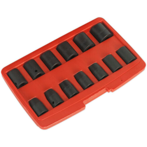 Sealey Ak5613M Impact Socket Set 13Pc 1/2Sq Drive Metric 2