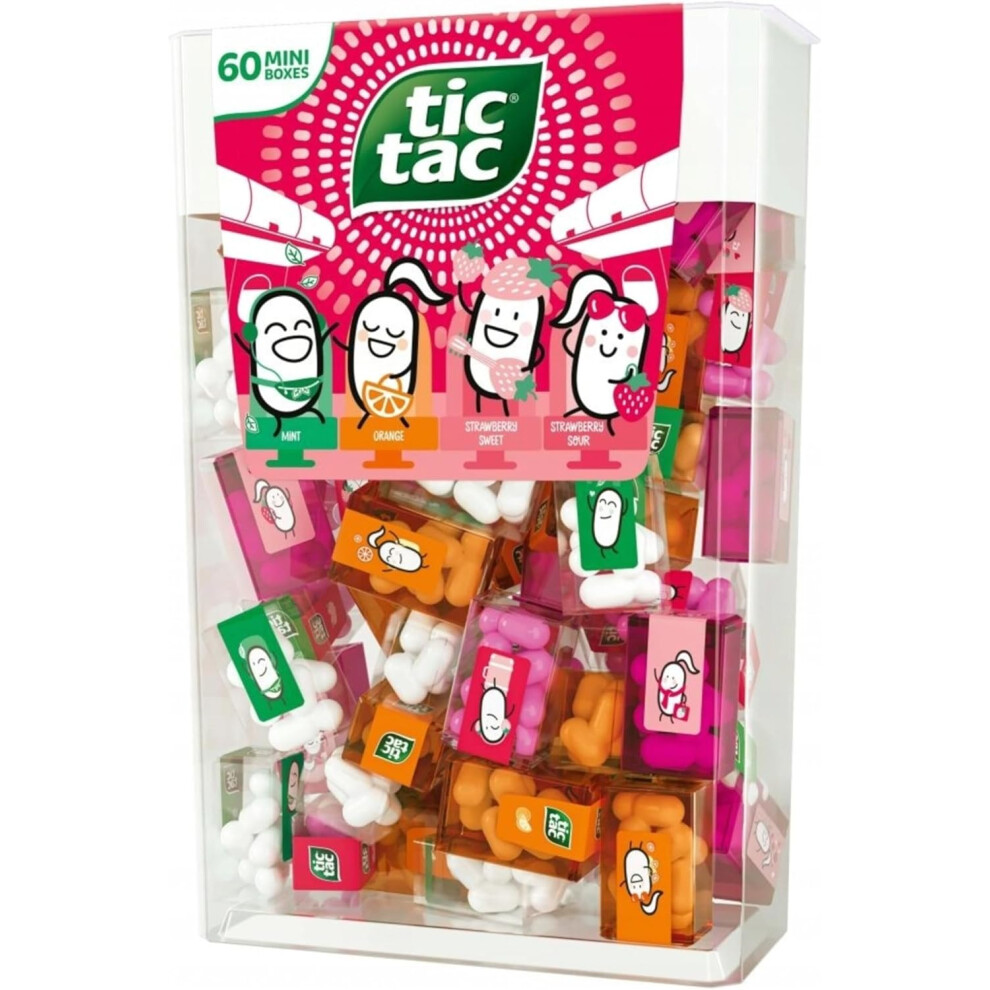 Tic Tac Strawberry Edition, Mini Mix, Total 228 GRAMS