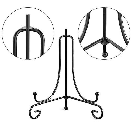 6 Pack 3 Sizes Picture Easels for Display, Iron Holder (4, 6, 8 Inch)