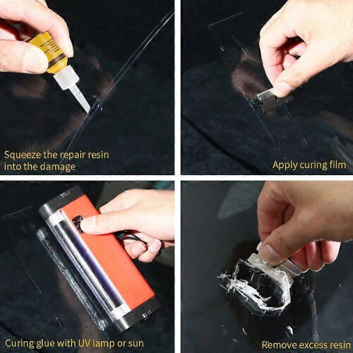 (Single black) Windshield repair fluid auto glass repair 2