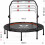 (48 Inch U Handle) Mini Fitness Trampoline Exercise Foldable U Handle 3