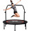 (48 Inch U Handle) Mini Fitness Trampoline Exercise Foldable U Handle 1