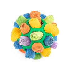(green) Interactive Dog Puzzle Toys Encourage Natural Foraging Skills Portable Pet Snuffle Ball Toy Slow Feeder Training - SHENSHEN