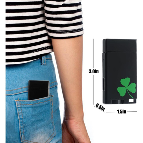 (Black White) 2 Pack Mini Torch Lighter Butane Refillable, Double Jet Flame Classic Pocket Lighter With Visible Window 2