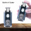Windproof Triple Jet Flame Torch Lighter With Stand – Refillable And Adjustable 3 Flame Lighter With Built-in V-cut 4