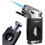Butane Torch Lighter With V Cutter, Windproof Jet Flame Lighter Torch Refill, Adjustable Refillable Butane Lighte 1