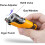 (Yellow) Butane Torch Lighter With Punch Windproof Double Jet Lighters (grey) 5