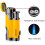 (Yellow) Butane Torch Lighter With Punch Windproof Double Jet Lighters (grey) 2