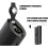 (Black) Triple Jet Flame Torch Lighter And Cutter Set, Built-in Punch And Holder Function, Refillable & Adjustable Windproof Butane Lighte 2
